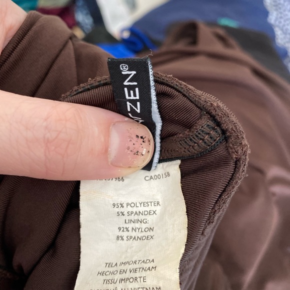 Vintage-style chocolate Jantzen swimsuit size 16 - Picture 1 of 4